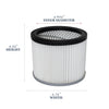 ASH VACUUM HEPA FILTER