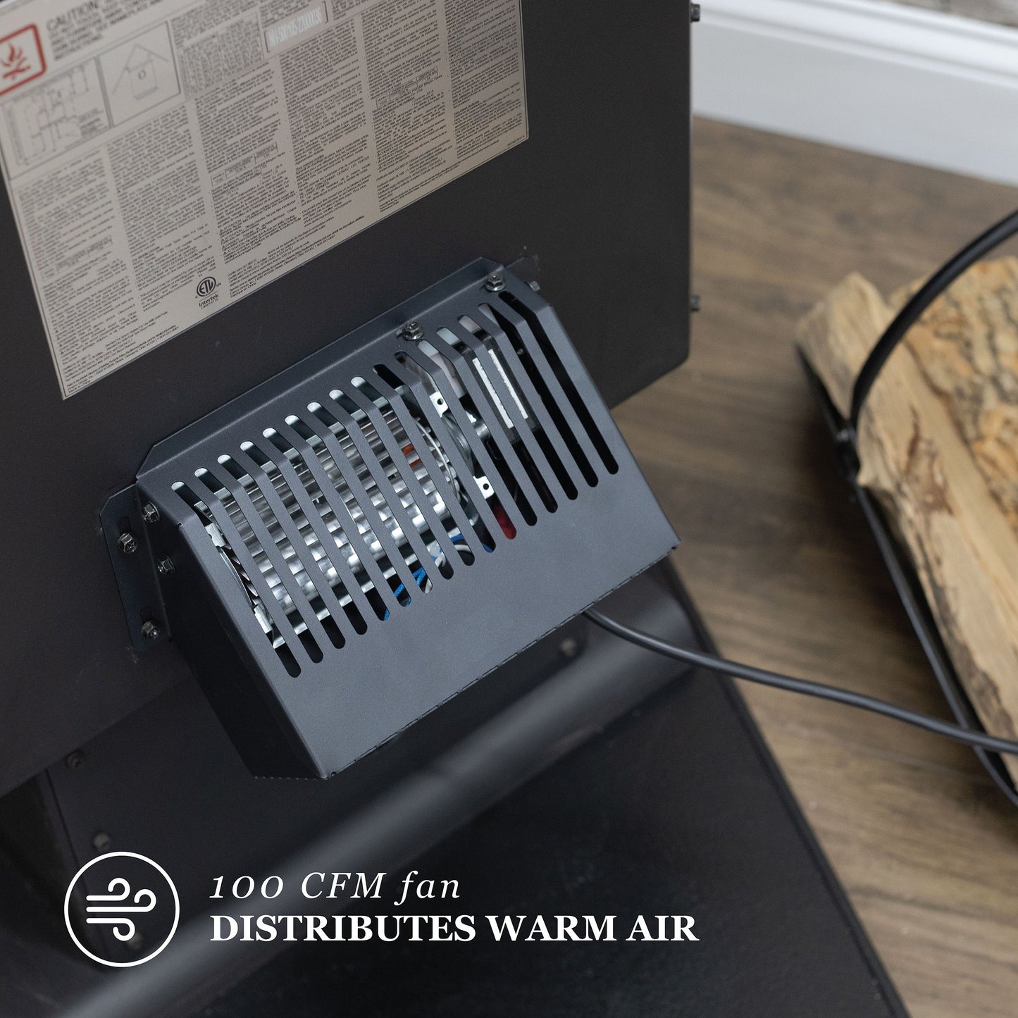 SMART WOOD STOVE BLOWER FAN KIT